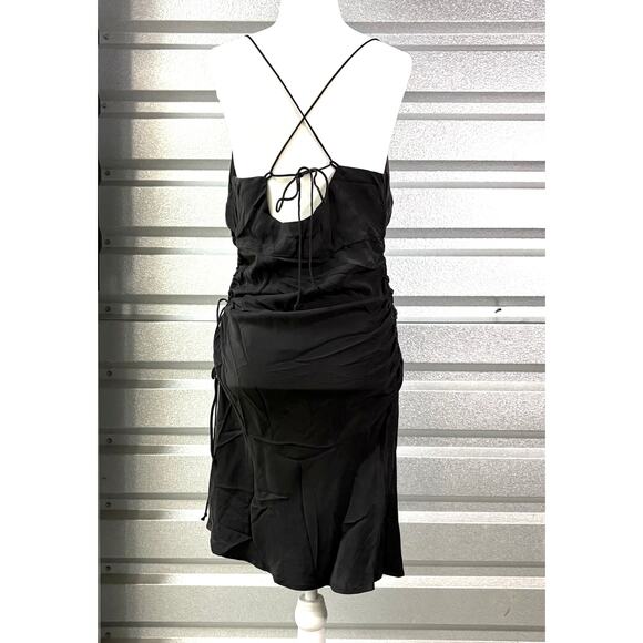 NEW For Love & Lemons Kyra Mini Cutout Black Dress, NWT, Women's Size L - Picture 5 of 10